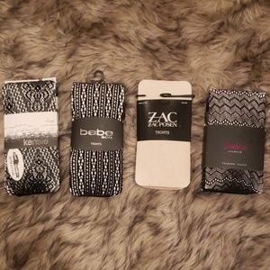 Bundle of new fishnet tights m/l